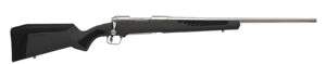 Savage Arms 57079 110 Storm Full Size 270 WSM 2+1 24" Matte Stainless Button-Rifled Barrel, Matte Drilled & Tapped Stainless Steel Receiver, AccuStock Matte Gray Synthetic Stock, Right Hand