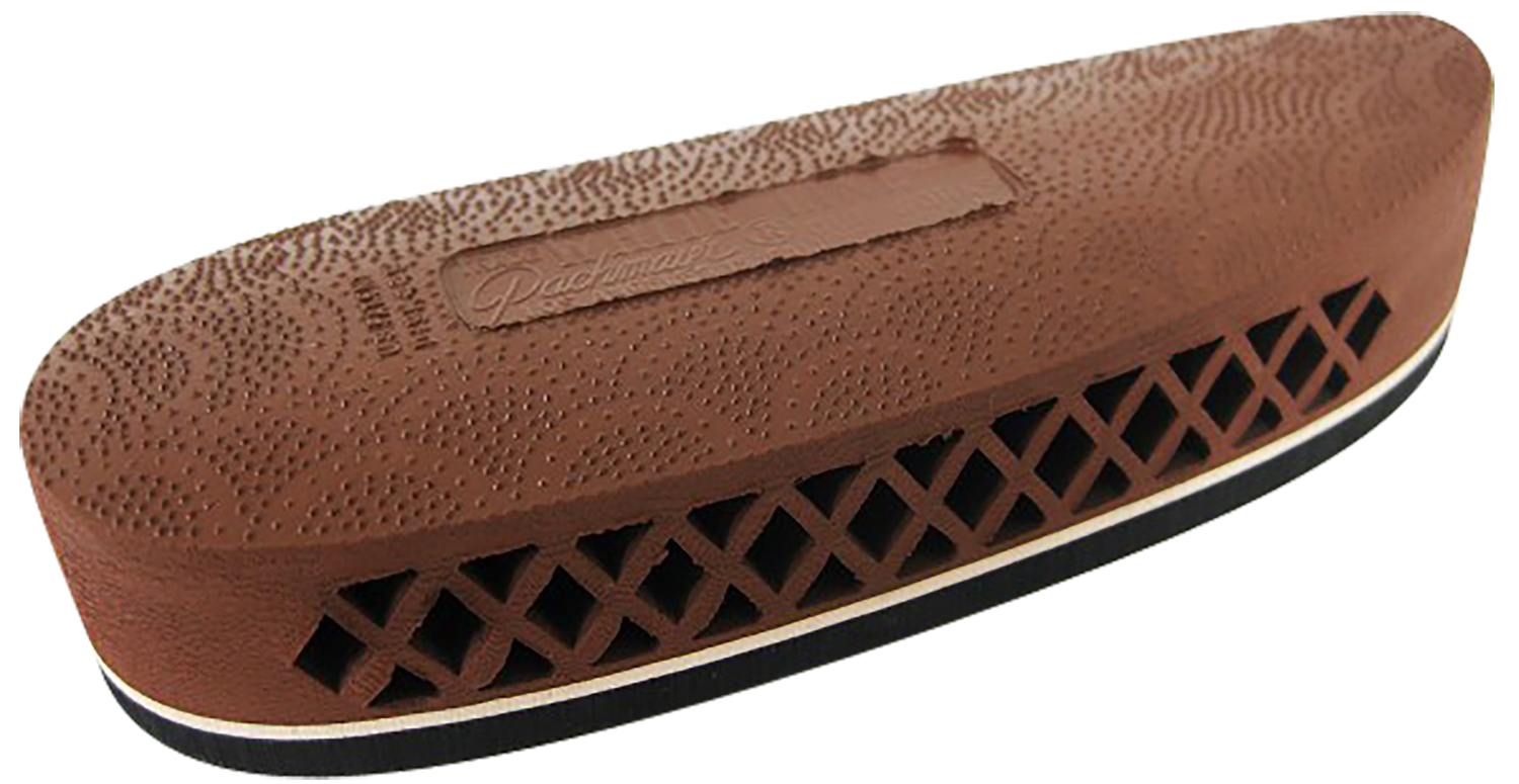 Pachmayr F325 Deluxe Shotgun Grip Recoil Pad 1 Pachmayr 00011 F325 Deluxe Brown with White Line Small Rubber For Shotgun