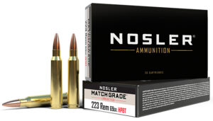 Nosler Match Grade 223 Rem 69gr Hollow Point Boat Tail