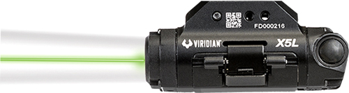VIRIDIAN LASER/LIGHT X5L GREEN - GEN3 UNI RAIL MNT W/ECR 1 VIRIDIAN LASER/LIGHT X5L GREEN - GEN3 UNI RAIL MNT W/ECR
