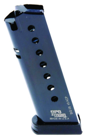 .45 ACP Firearms and Ammunition 55 ProMag SIG08 Standard 8rd 45 ACP Fits Sig P220 Blued Steel