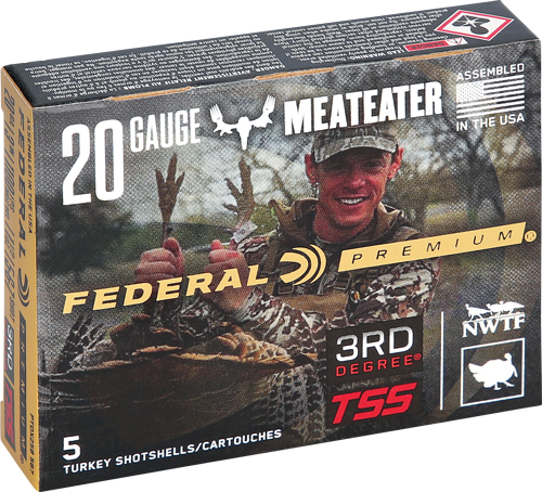FEDERAL THIRD DEGREE 20GA 3" - 1-7/16OZ #567 5RD 10BX/CS 1 FEDERAL THIRD DEGREE 20GA 3″ – 1-7/16OZ #567 5RD 10BX/CS
