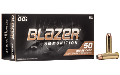 CCI Blazer Brass 357 Magnum 158 Grain Hollow Point 50 Round Ammunition 1 BLAZER BRASS 357MAG 158GR 50/1000