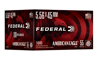 FED AM EAGLE 5.56 55GR FMJ 100/500 1 FED AM EAGLE 5.56 55GR FMJ 100/500