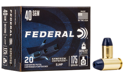 FED SYN DEF 40S&W 175GR SJHP 20/200 1 FED SYN DEF 40S&W 175GR SJHP 20/200