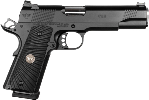 WILSON CQB-FS-45A 45ACP 5" FS - 8-SHOT BLACK ARMOR TUFF