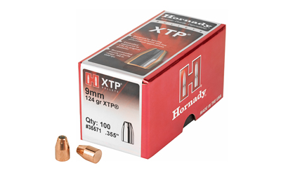 HRNDY XTP 9MM .355 124GR 100CT 1 HRNDY XTP 9MM .355 124GR 100CT