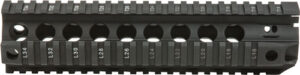 BCM RAIL PICATINNY FREE FLOAT - 9" BLACK FITS AR-15