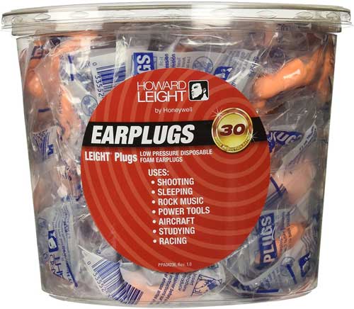 HOWARD LEIGHT LEIGHTPLUGS - DISPOSABLE EAR PLUGS 100 TUB 2 HOWARD LEIGHT LEIGHTPLUGS – DISPOSABLE EAR PLUGS 100 TUB
