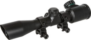 TRUGLO CROSSBOW SCOPE 4X32 - BLACK WITH RINGS