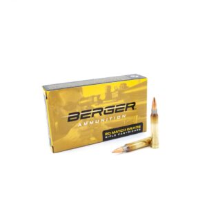 Berger Target 223 Remington 73 Grain Boat Tail Rifle Ammunition
