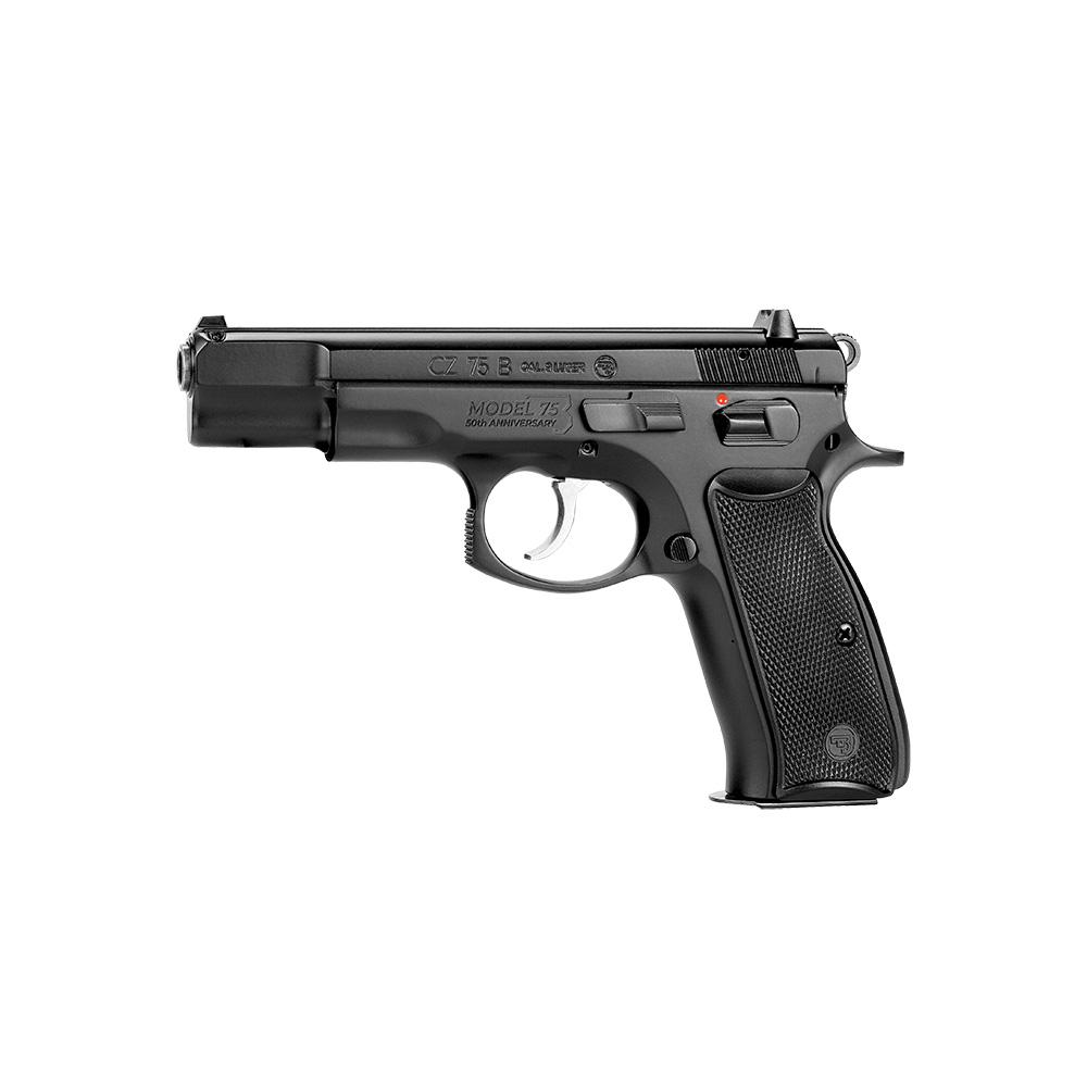 CZ 75 B Anniversary Elite Handgun 9mm Luger 10rd Magazines(2) 4.6" Barrel Steel Frame Manual Safety 1 CZ 75 B Anniversary Elite Handgun 9mm Luger 10rd Magazines(2) 4.6" Barrel Steel Frame Manual Safety