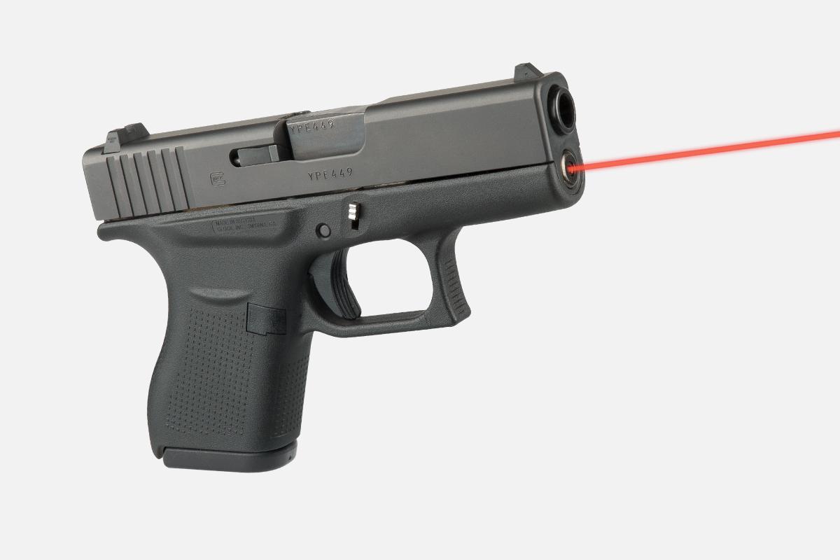 LaserMax Glock 43 Guide Rod Red Laser Sight 1 LaserMax Glock Guide Rod Laser 43 - Red