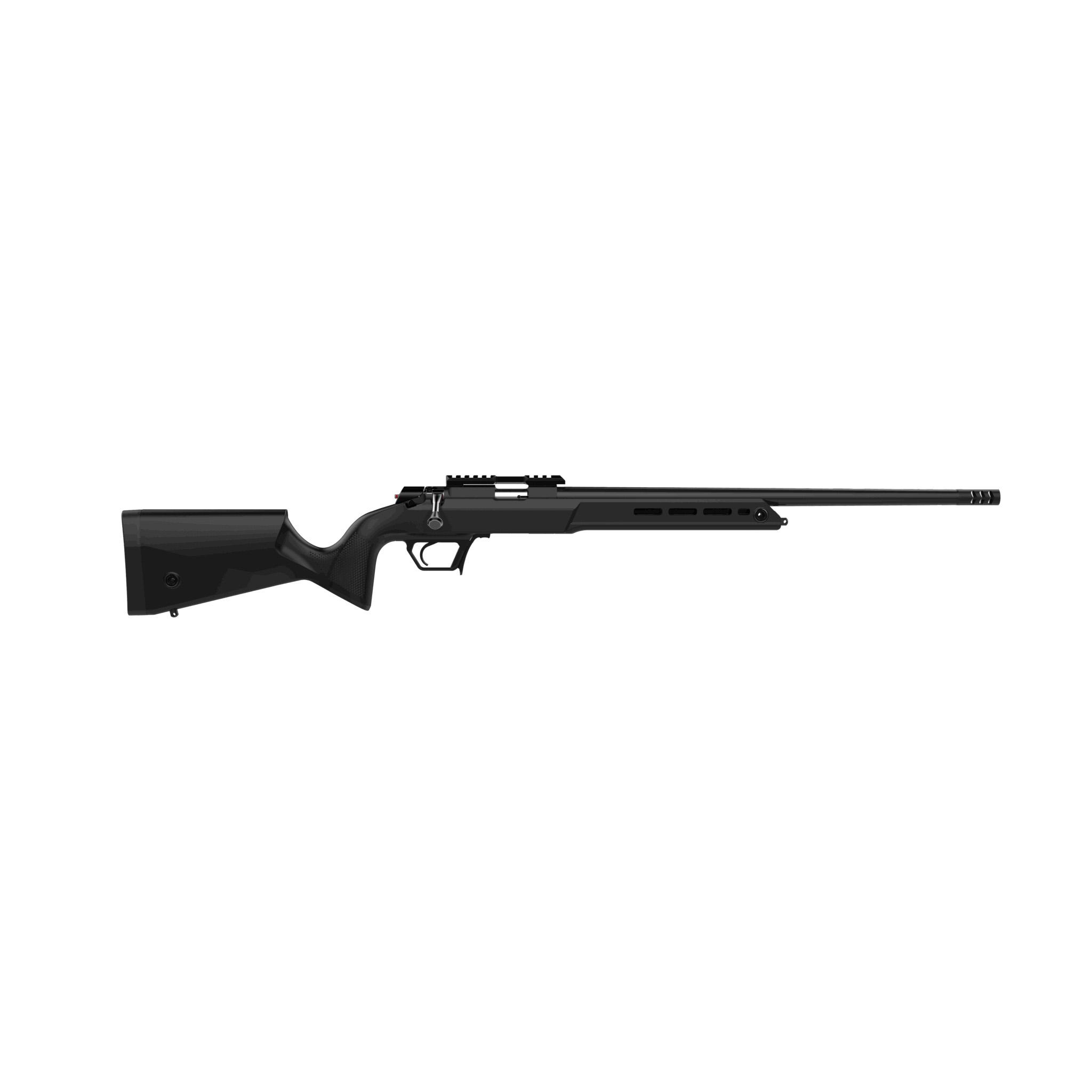 Retay ASEND Extra Black Matte Bolt Action Rifle .22 LR 10rd Magazine(1) 20'' Barrel Black Walnut Stock 1 Retay ASEND Extra Black Matte Bolt Action Rifle .22 LR 10rd Magazine(1) 20'' Barrel Black Walnut Stock