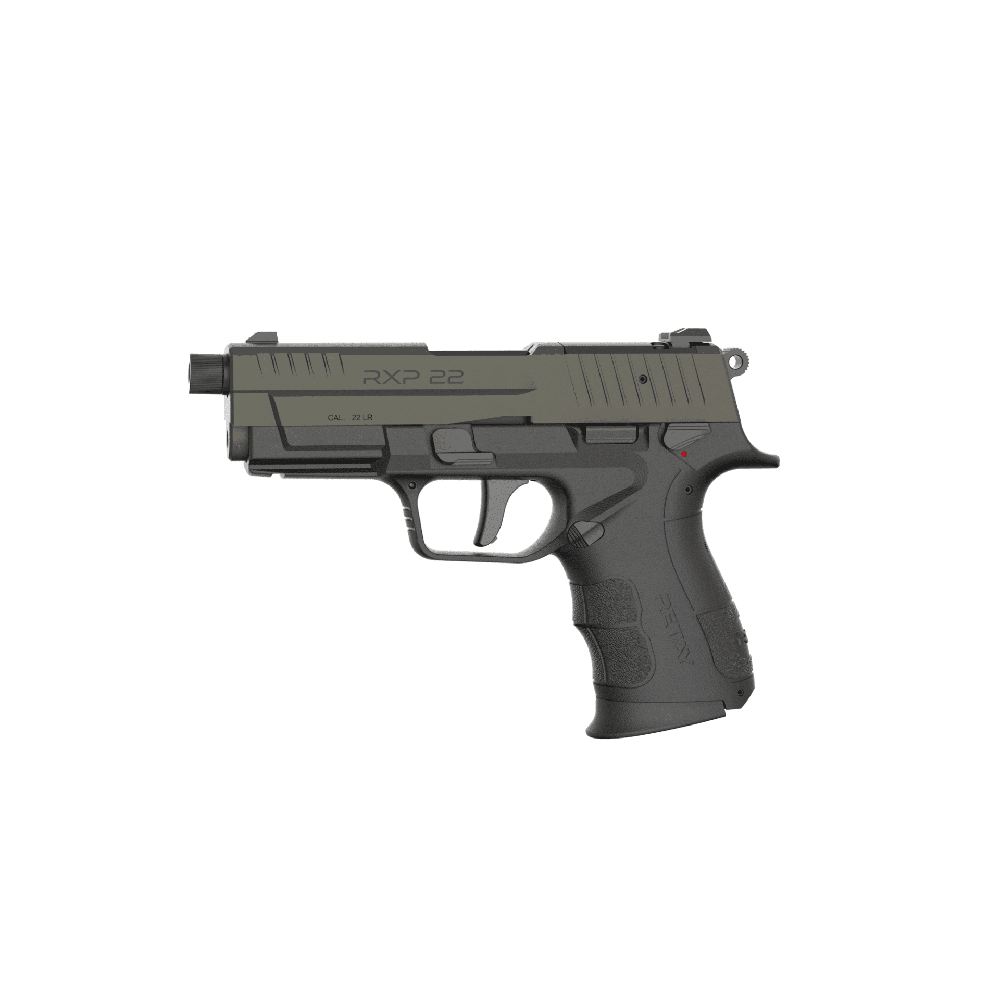 Retay RXP22 Handgun .22 LR 13rd Magazines(2) 4" Threaded Barrel OD Green Slide/Black Frame 1 Retay RXP22 Handgun .22 LR 13rd Magazines(2) 4" Threaded Barrel OD Green Slide/Black Frame