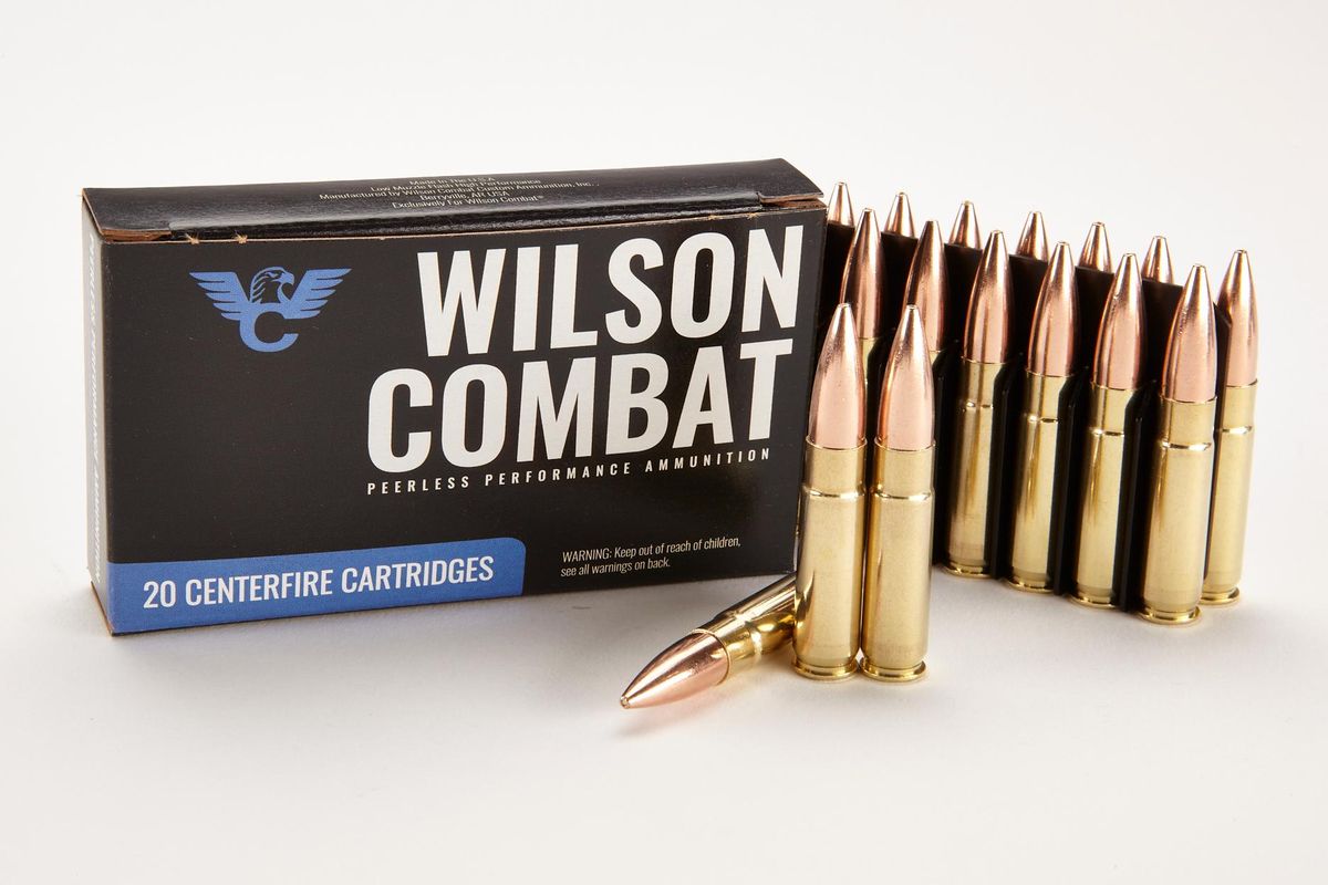 Wilson Combat 300 Blackout Subsonic Rifle Ammunition 220gr 1 Wilson Combat Rifle Ammunition 300 Blackout | 220gr Sierra HPBT 1025 FPS - 16 in Barrel (Subsonic) 20/Box