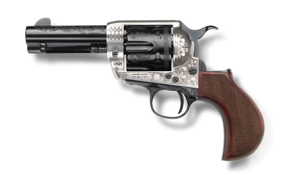 Pietta 1873 Alchimista Jr 45 Colt Revolver Silver Blue Engraved 1 Pietta 1873 Alchimista Jr 45 Colt Revolver Silver Blue Engraved