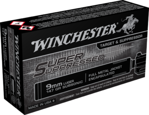 WINCHESTER 9MM 147GR SUBSONIC 50RDS