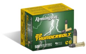 REMINGTON THUNDERBOLT®  22 LR, HV 40GR RN 500 RD/BX 10 BX/CS