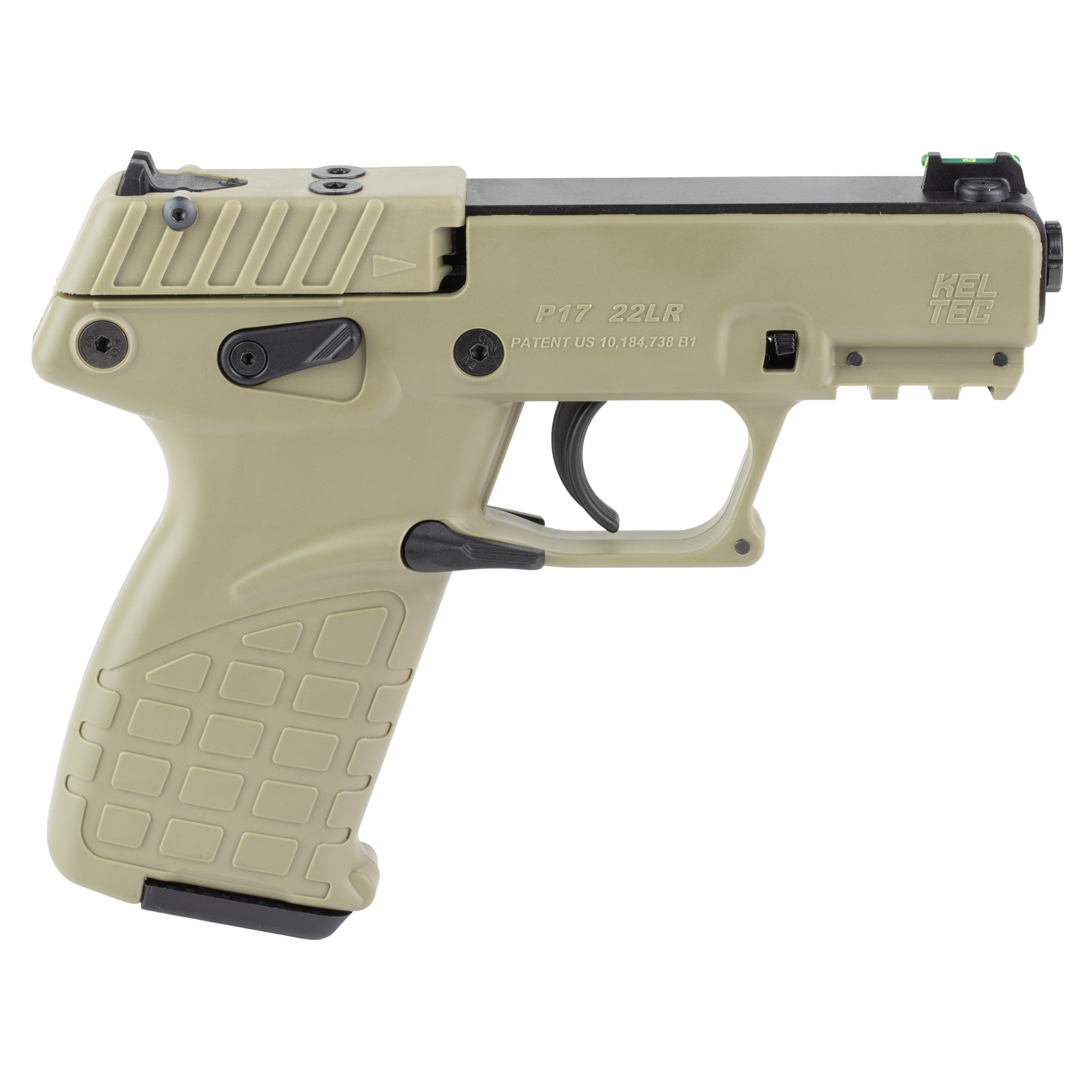 KELTEC P17 22LR 16+1 BLK/TAN TB 1 KELTEC P17 22LR 16+1 BLK/TAN TB