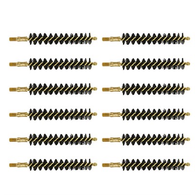 HEAVY WEIGHT NYLON RIFLE BRUSH 416 CALIBER 12 PACK