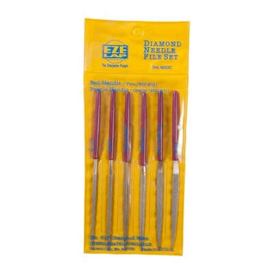 EZE-LAP DIAMOND NEEDLE FILE 600 SET, COARSE STEEL 1 EZE-LAP DIAMOND NEEDLE FILE 600 SET, COARSE STEEL