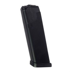 MAGAZINE 18-RD POLYMER BLACK 9MM FOR GLOCK~ 17/19/26