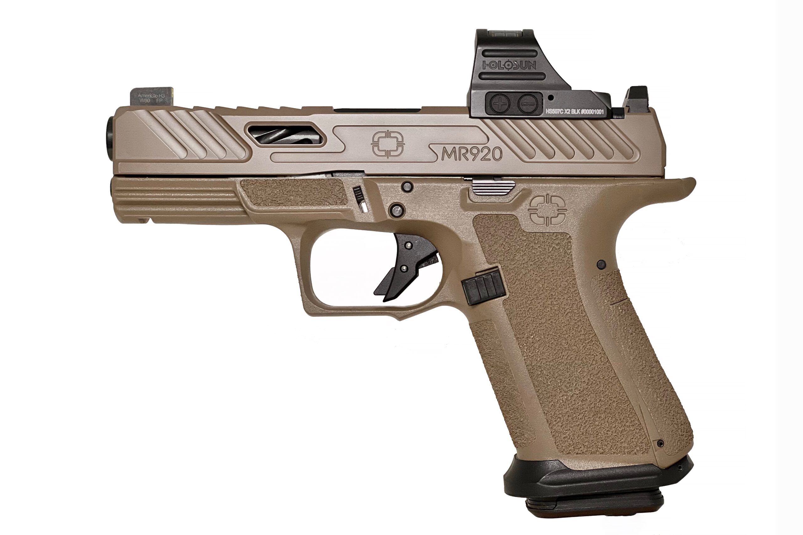SHADOW SYSTEMS MR920 ELITE 9MM FDE/BK HS 15 # 1 SHADOW SYSTEMS MR920 ELITE 9MM FDE/BK HS 15 #