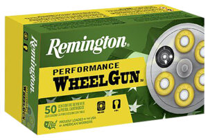 Remington Ammunition 22338 Performance WheelGun 45Colt 225gr Lead Semi Wadcutter 50 Per Box/10 Case