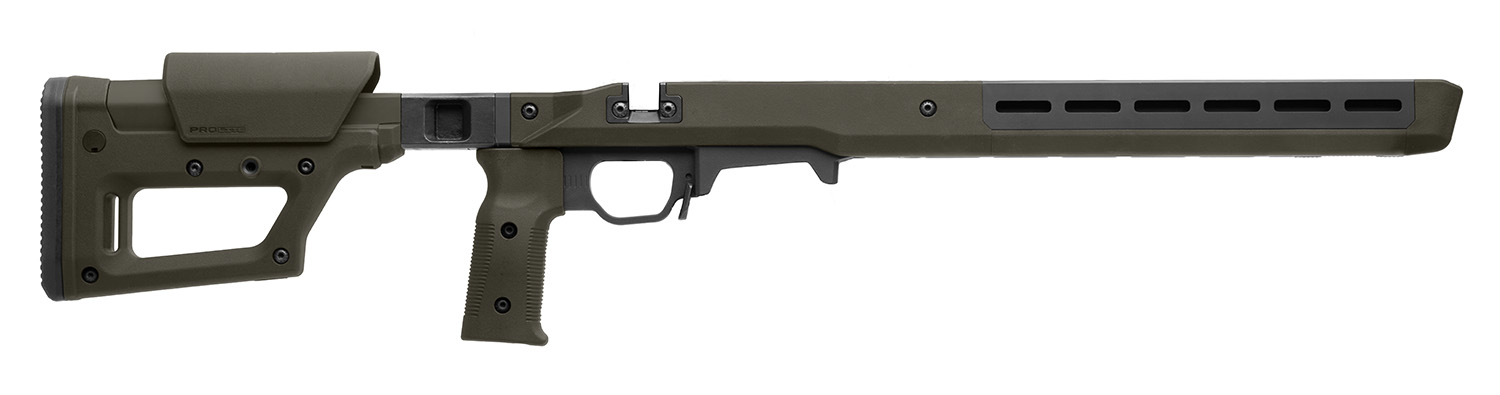 Magpul MAG1199-ODG Pro 700 Lite SA OD Green Adjustable Synthetic Stock with Aluminum Chassis & Interchangeable Grips for Remington 700 Short Action Ambidextrous 1 Magpul MAG1199-ODG Pro 700 Lite SA OD Green Adjustable Synthetic Stock with Aluminum Chassis & Interchangeable Grips for Remington 700 Short Action Ambidextrous