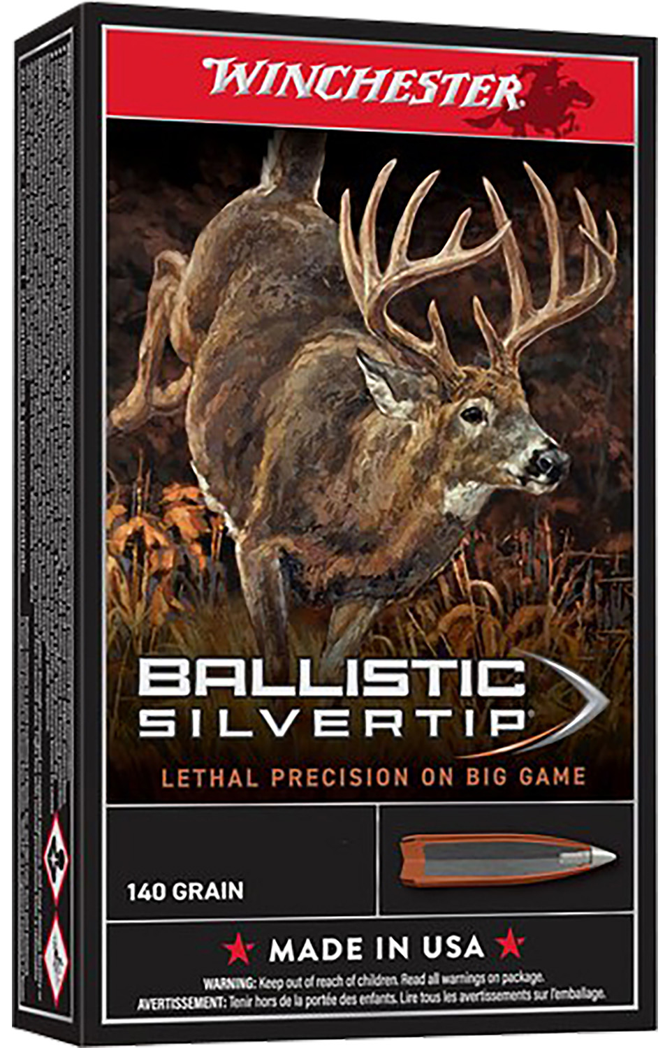 Winchester Ammo SBST65P Ballistic Silvertip 6.5PRC 140gr Bonded Rapid Expansion PHP 20 Per Box/10 Case 1 Winchester Ammo SBST65P Ballistic Silvertip 6.5PRC 140gr Bonded Rapid Expansion PHP 20 Per Box/10 Case