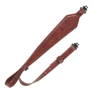 Heritage Cases 8510 Deer Deboss Brown Leather 28″-35″ OAL Rifle