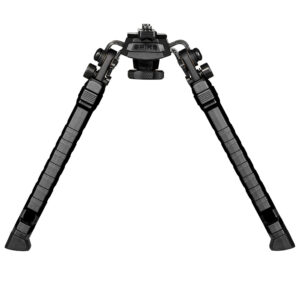 FAB Defense FXSPIKEMB Spike Tactical Bipod 7.09″- 9.88″ Adj., Rotating & Tilting, Rubber Feet, Includes Leg Extensions, M-LOK Rail Compatible Black Polymer & Al
