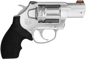 Diamondback DB0700S701 SDR 357 Mag 6rd 2″ Polished Stainless Steel Target Crown Barrel, Polished Stainless Steel Cylinder, Stainless Steel Frame, Black Rubber G