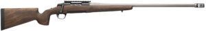 Browning 036077218 X-Bolt 2 Long Range 308 Win 4+1 24″ Matte Gray Fluted Threaded Sporter Barrel, Matte Blued Picatinny Rail Stainless Steel Receiver, McMillan 