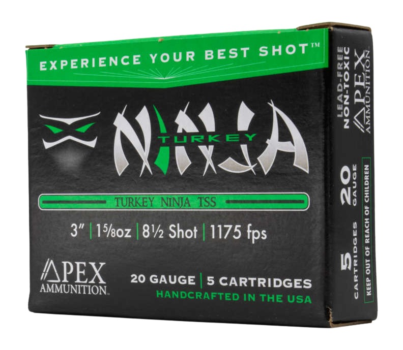 APEX AMMO NINJA20 20G 3 1-5/8 8.5 5/10 1 APEX AMMO NINJA20 20G 3 1-5/8 8.5 5/10