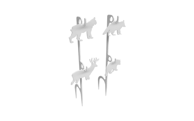 B/C RIMFIRE AR500 ANIMAL TARGET SET 1 B/C RIMFIRE AR500 ANIMAL TARGET SET