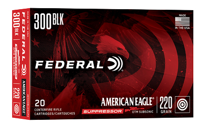 FED AE SUPPRESSOR 300BLK 220GR OT 20 1 FED AE SUPPRESSOR 300BLK 220GR OT 20
