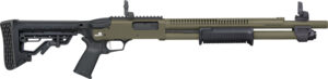 MOSSBERG 590R TACTICAL 12GA – 18.5″ 6RD ADJ STK OD GREEN