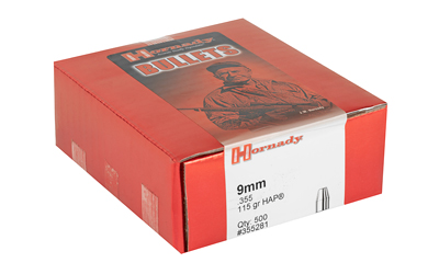 HRNDY HAP 9MM .355 115GR 500CT 2 HRNDY HAP 9MM .355 115GR 500CT