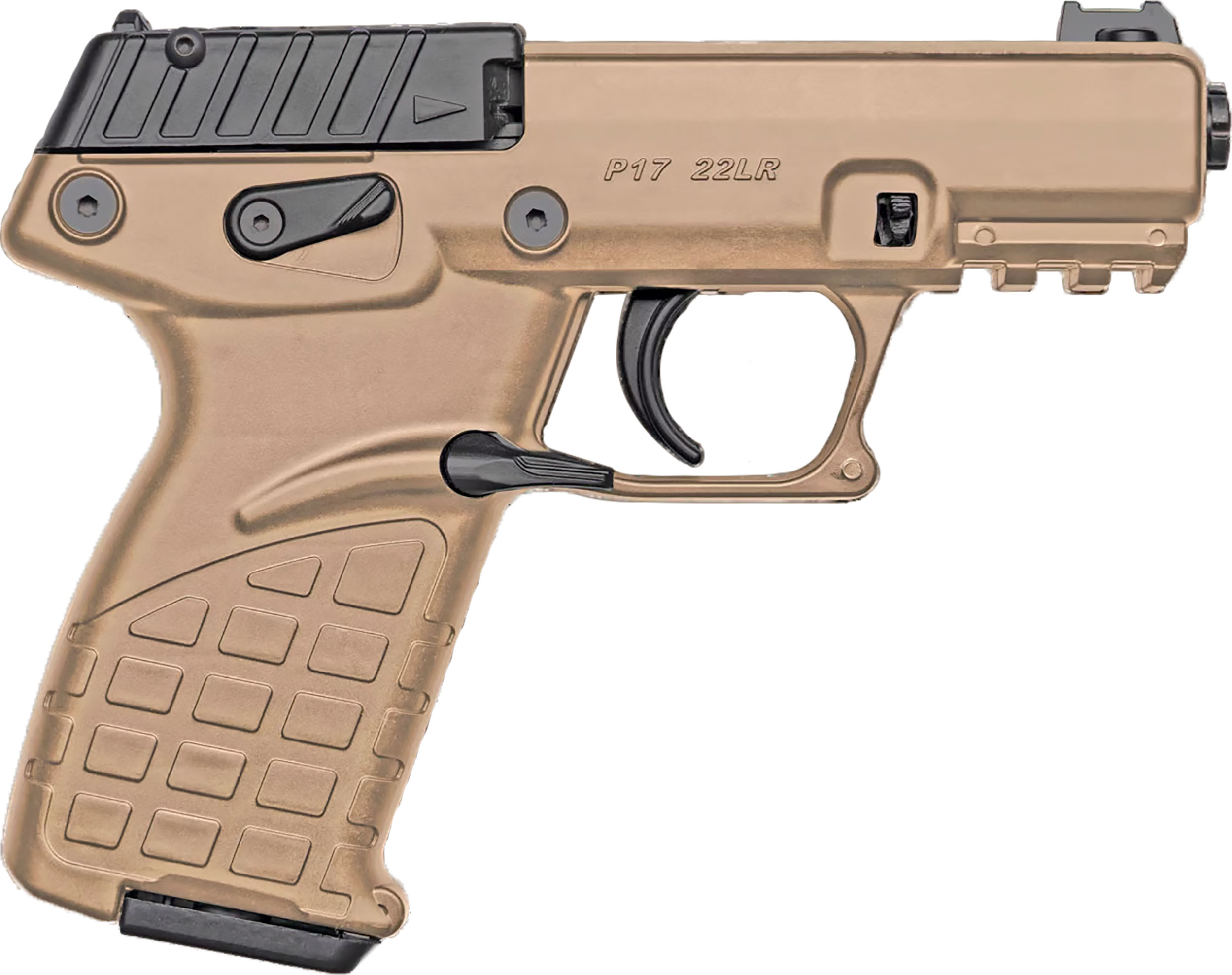 KEL P17 22LR PST 17RD TAN 1 KEL P17 22LR PST 17RD TAN