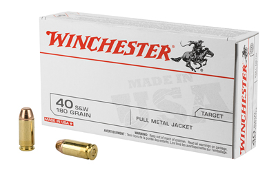 WIN USA 40SW 180GR FMJ 50/500 1 WIN USA 40SW 180GR FMJ 50/500