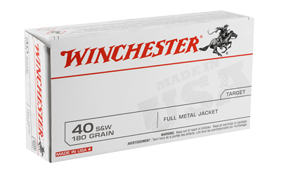WIN USA 40SW 180GR FMJ 50/500 2 WIN USA 40SW 180GR FMJ 50/500