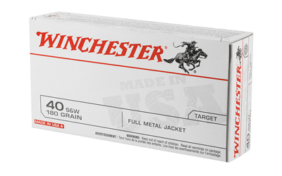 WIN USA 40SW 180GR FMJ 50/500 3 WIN USA 40SW 180GR FMJ 50/500