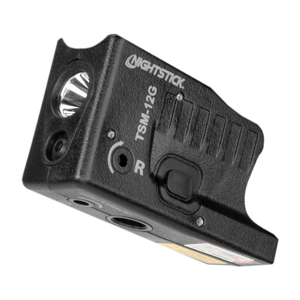 Nightstick Subcompact Weapon Light w/Green Laser for Glock Models G26/G27/G33/G39 1 Nightstick Subcompact Weapon Light w/Green Laser for Glock Models G26/G27/G33/G39