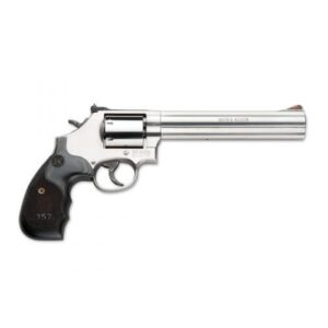 Smith & Wesson L-Frame Model 686 Plus Handgun .357 Mag 7rd Capacity 7″ Barrel Silver with Black Grip
