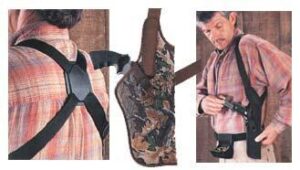 Uncle Mike’s Sidekick Vertical Shoulder Holsters 2-3″ Sm.&Med. Dble Actn Rev – RH