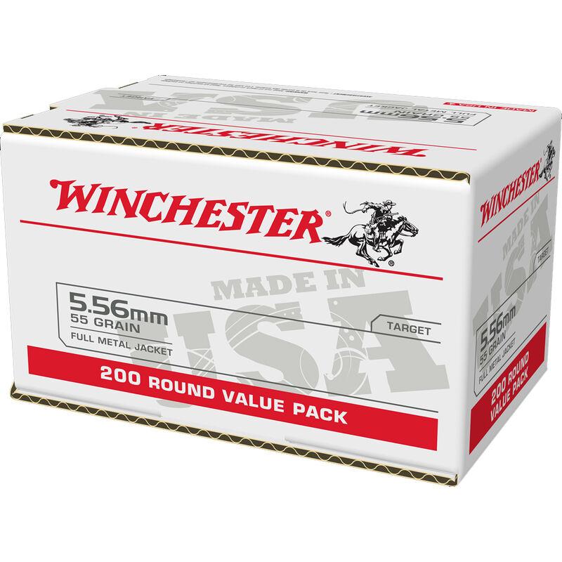 Winchester USA Lake City M193 Rifle Ammunition 5.56mm 55 gr. FMJ 3240 fps 200/ct 1 Winchester USA Lake City M193 Rifle Ammunition 5.56mm 55 gr. FMJ 3240 fps 200/ct