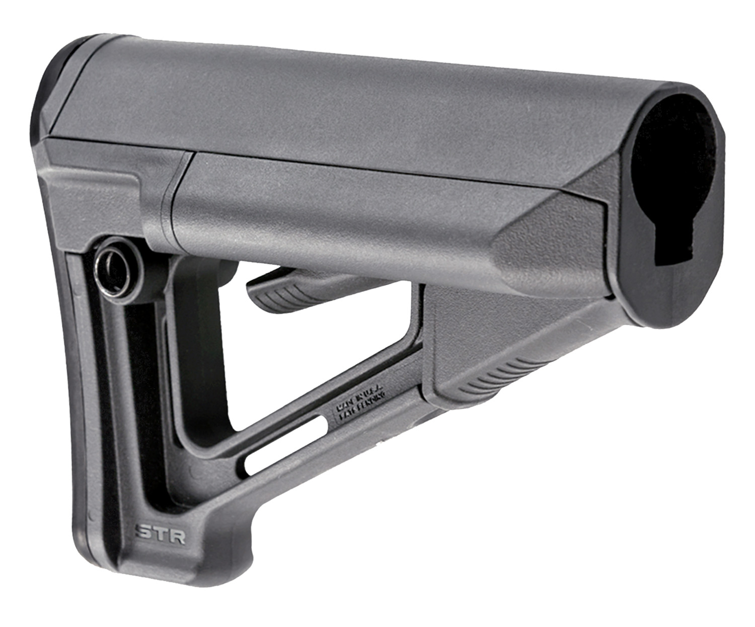 Magpul MAG470-GRY STR Carbine Stock Stealth Gray Synthetic for AR-15, M16, M4 with Mil-Spec Tube (Tube Not Included) 1 Magpul MAG470-GRY STR Carbine Stock Stealth Gray Synthetic for AR-15, M16, M4 with Mil-Spec Tube (Tube Not Included)