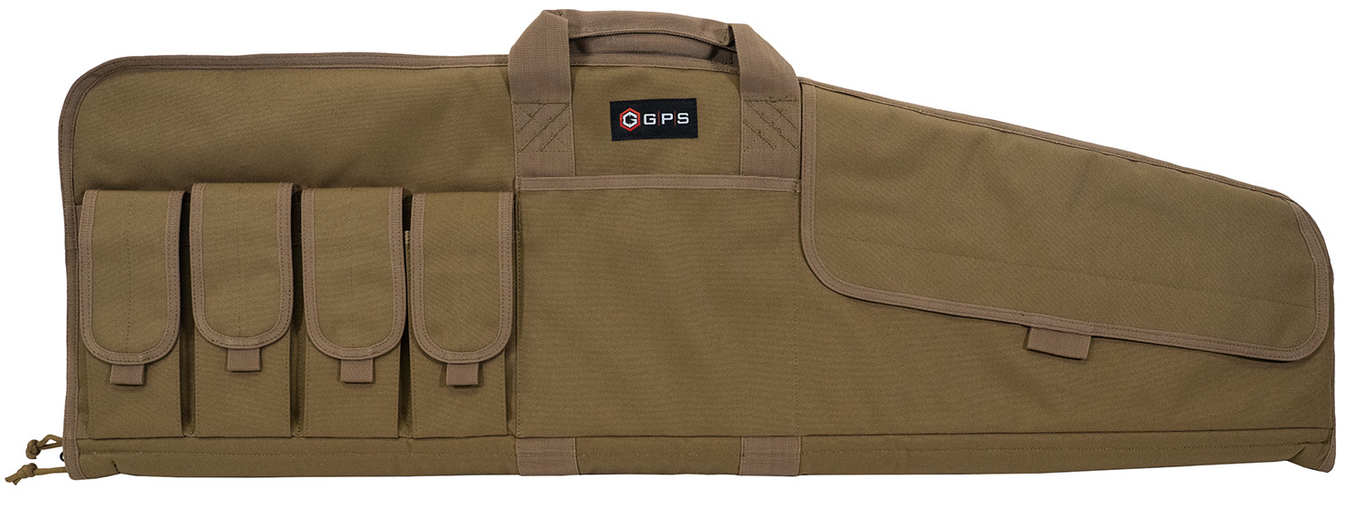 GPS Bags SRC42FDE Single Rifle Case Flat Dark Earth 600D Polyester w/ Mag Pouch Lockable Zippers & Fleece-Lining 1 GPS Bags SRC42FDE Single Rifle Case Flat Dark Earth 600D Polyester w/ Mag Pouch Lockable Zippers & Fleece-Lining
